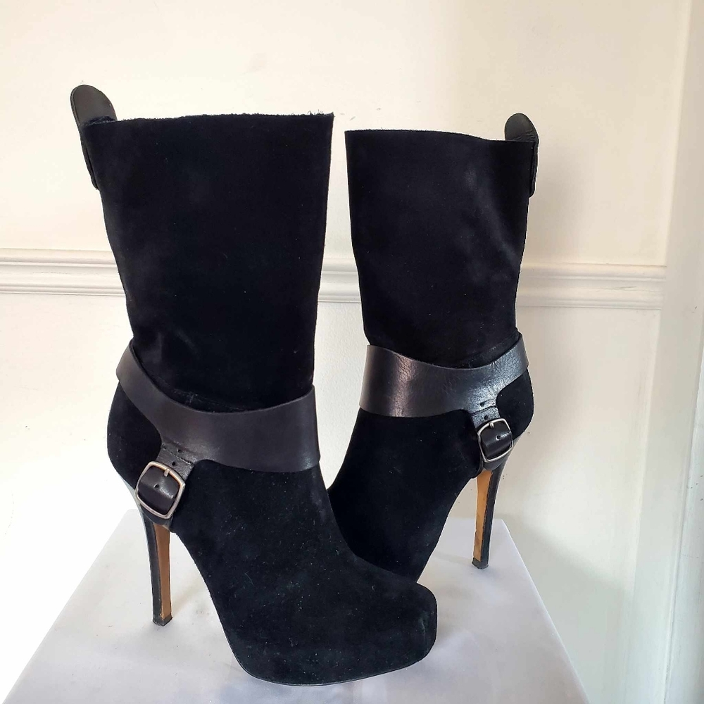 Modern Vintage Lily Suede Calf Lenght Boots